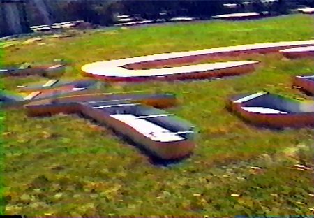 Crest Drive-In Theatre - Letters On Ground From Darryl Burgess (newer photo)